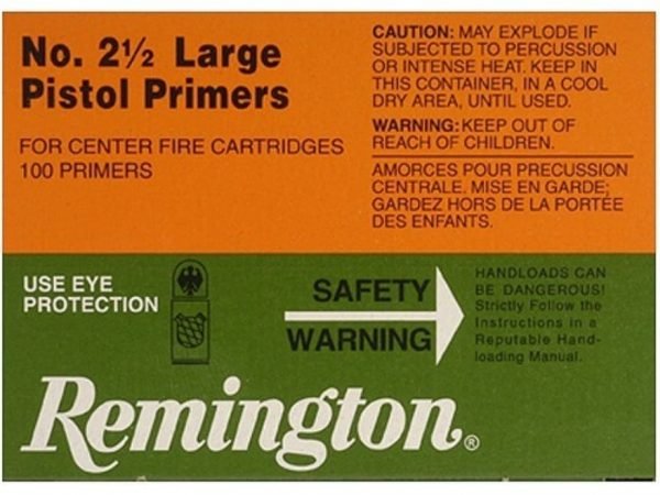 Remington Large Pistol Primers #2-1/2 for sale